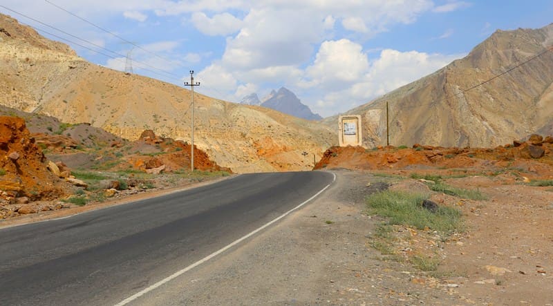 On the way to the Anzob Pass from the Yagnob River valley.