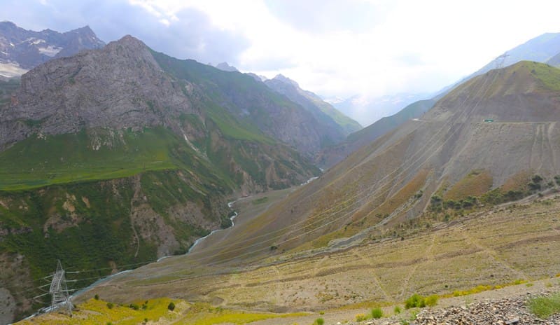 View of the Gissar Range.