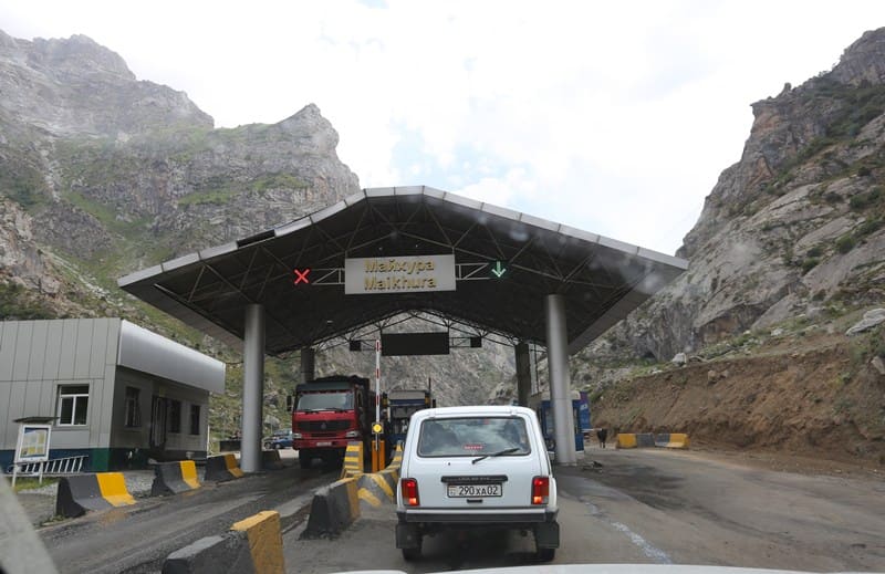 The post in the Maikhura area on the Dushanbe-Khujand highway functions as a 24-hour rescue and observation post of the Committee of Emergency Situations of Tajikistan, monitoring the avalanche-prone mountain section before the Anzob Tunnel. Previously, the road's toll terminal was also located here.