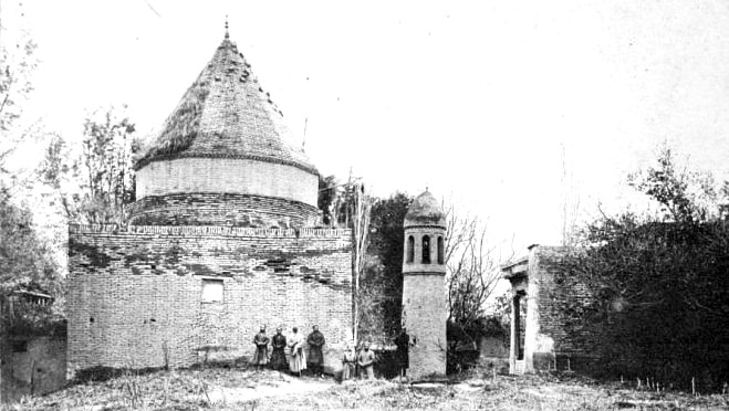 Mausoleum of Kaldyrgach biy (Tole bi). Photo of the late XIXth century.