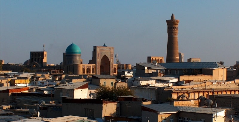 Architectural monuments of Bukhara.