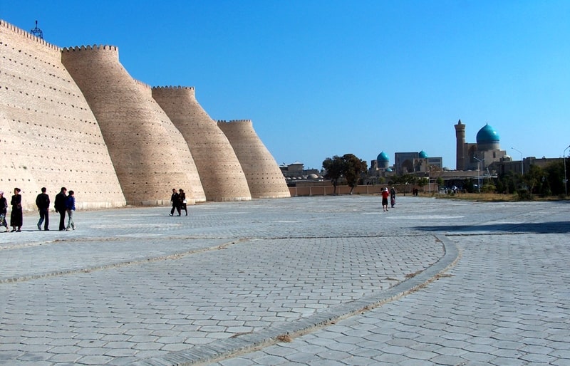 Registan Square in Bukhara.