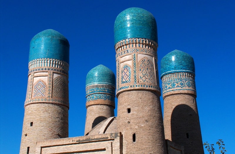 Сhor Minar Madrasah in Bukhara.