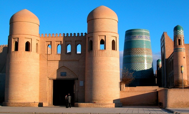 Ata-darvaza gate in Khiva.