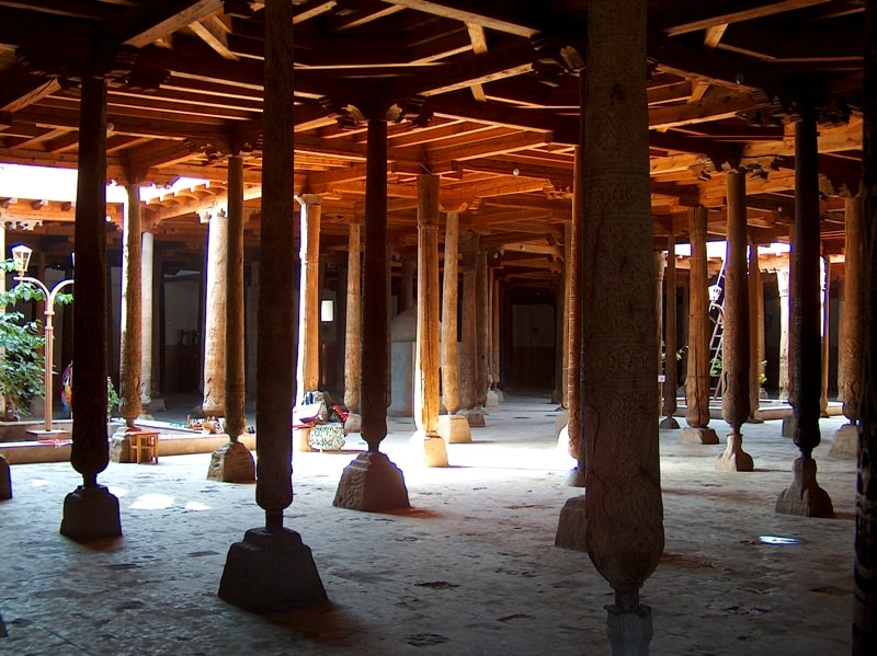 Djuma Mosque in Khiva.