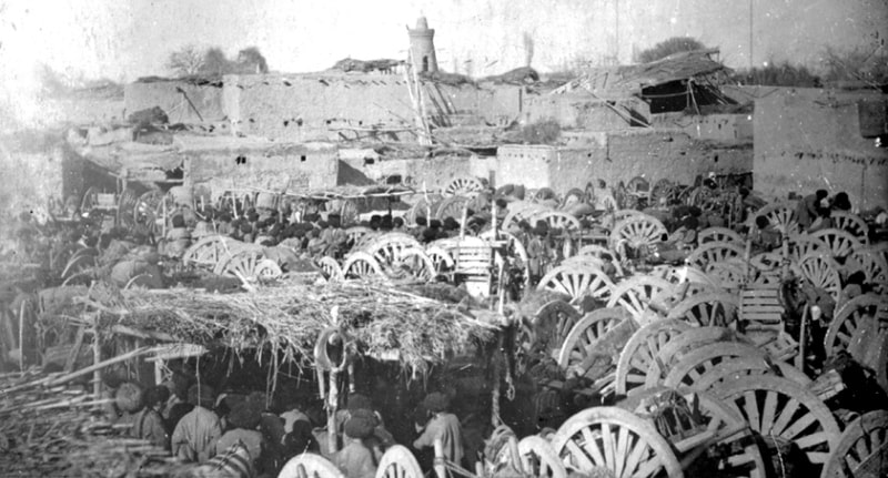 Ichan-Kala Bazaar in Khiva.