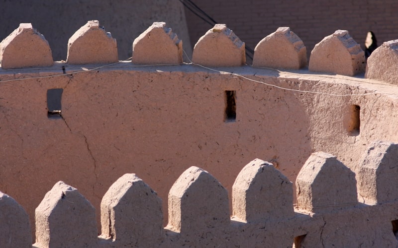 The Walls of Ichan Kala in Khiva.