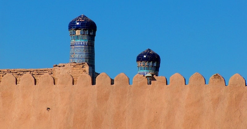 The Walls of Ichan Kala in Khiva.