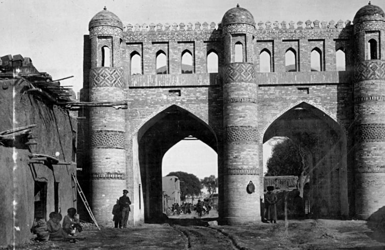 Kosh-Darvaza a gate in Dishan-Kala.