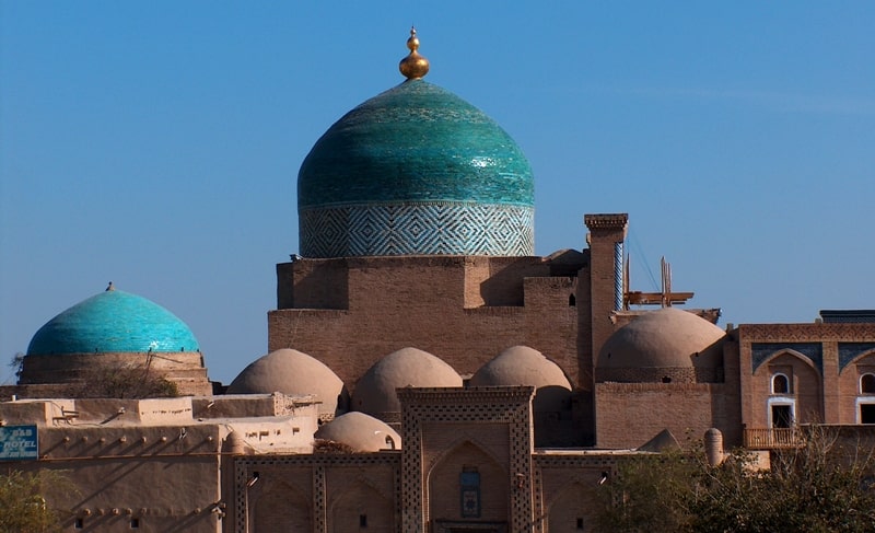 Pakhlavan Makhmud Mausoleum in Khiva.