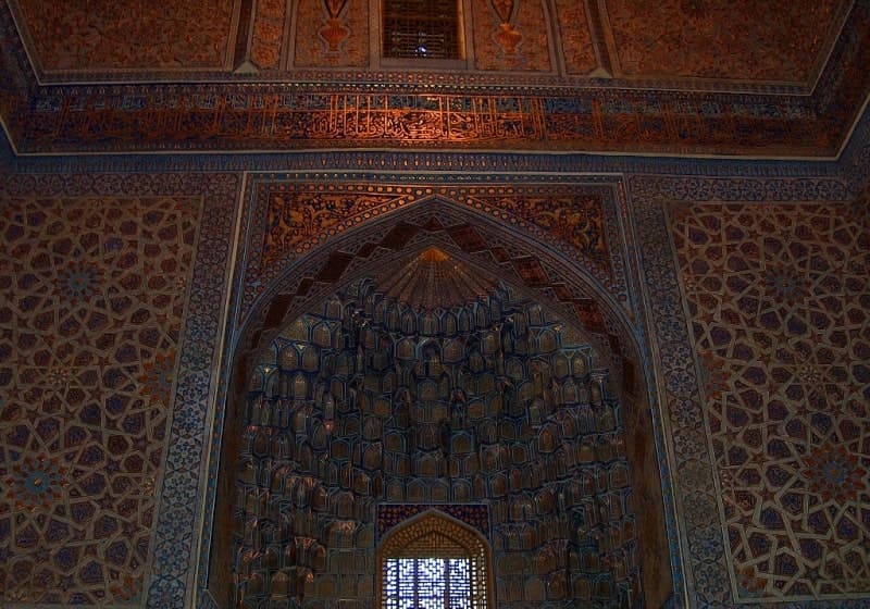 Михраб в мавзолее Гур-Эмир.