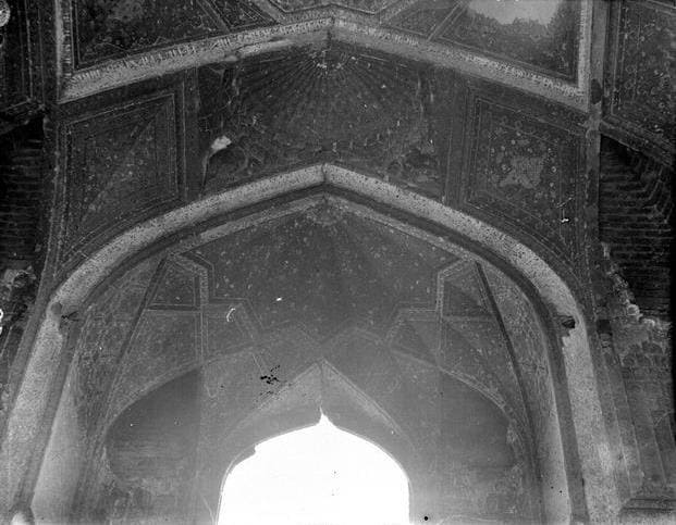 Ruins of the Ak-Saray mausoleum in Samarkand. Photographs by Boris Nikolaevich Zasypkin, a renowned Soviet architect and restorer who studied and preserved Central Asian monuments. The photographs were taken in 1924-1925 during research and restoration work in Samarkand.