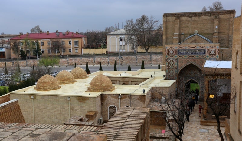 Южная группа мавзолеев на Шахи-Зинда.