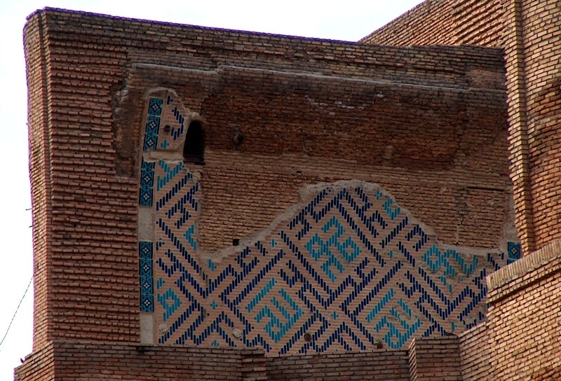 Ак-Saray a palace in Shakhrisabz. 