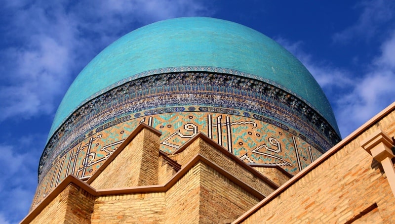 Kok Gumbaz mosque in Shakhrisabz.