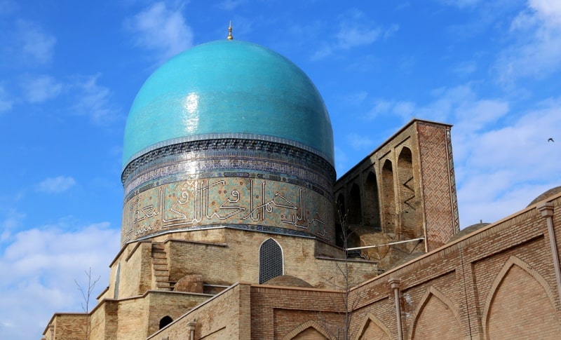 Kok Gumbaz mosque in Shakhrisabz.