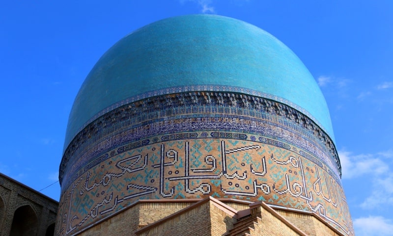 Kok Gumbaz mosque in Shakhrisabz.