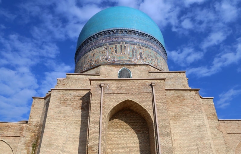 Kok Gumbaz mosque in Shakhrisabz.