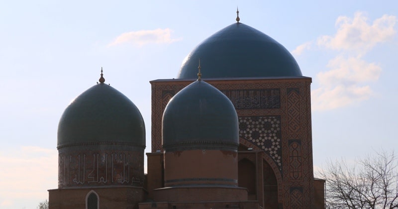 Kok Gumbaz mosque in Shakhrisabz.