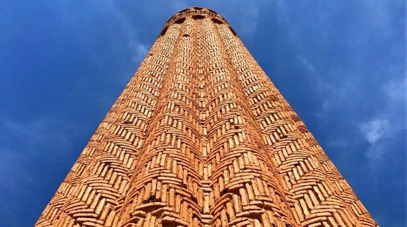 Jarkurgan Minaret in Surkhandarya province.