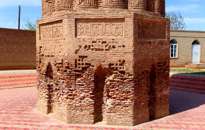 Jarkurgan Minaret in Surkhandarya province.