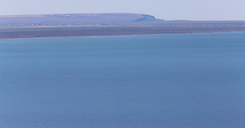 Aral Sea in Uzbekistan.