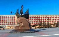 Город Актау. Площадь перед акиматом.