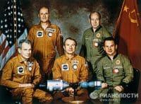 In 1971, the creation of the world's first manned orbital station Salyut.
