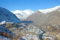 Natural environs of the Pamir mountains.