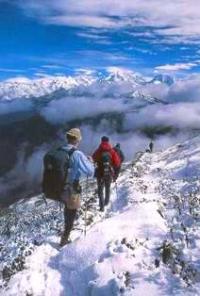 Natural environs of the Pamir mountains.