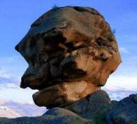 Кеmpir-Tas a rock in Bayanaul.