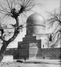 Samarkand. Registan. Mosque at the Tillya-Kari Madrasah. After restoration.