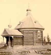 Semirechye Region. Church in the Cossack settlement of Lyubovnoye. Photographer: Nikolai Krekov. 1870.