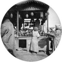 Регистан. Базар. Фотография Поль Надар. «Самарканд-Ташкент-путешествие по узбекской степи на тарантасе». 1890 г.