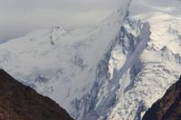 Glacier in the headwaters of the Issyk River.