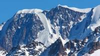 Glaciers on the north face of Talgar Peak.