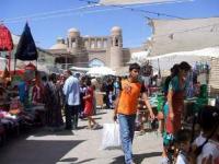 Ichan-Kala Bazaar in Khiva.