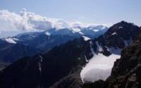 Glacier Abay. Dzungarsky Ala-Tau.