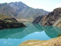 Natural environs of the Pamir mountains.