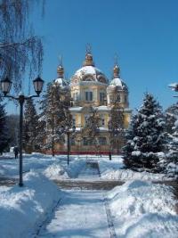 Cathedral (1907) in Almaty. Architect A.P.Zenkov.