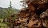 Near Karkaraly, there is "Gorge of Caves" with numerous springs; one of caves ("Tent") resembles a yurt in shape.