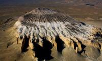 Mountain Sherkala kind from helicopter.
