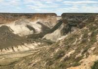 Canyon of Kapamsay on the peninsula Tupkaragan.