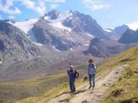 In the Kuraksai River valley, near the Bolshoy Talgarsky Pass.