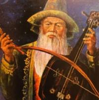 Korkyt-Ata. Artist A.Buharbaev.