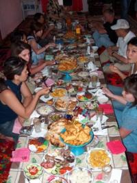 Kazakh food.