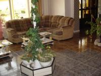 Hall in the hotel.