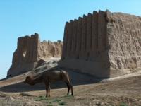 Monument Kyz-kala in vicinities of ancient Merv.