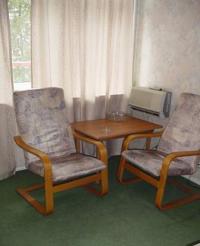 Furniture in twin rooms.