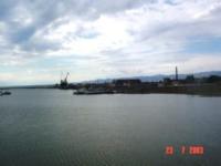 Порт в поселке Бурыл.